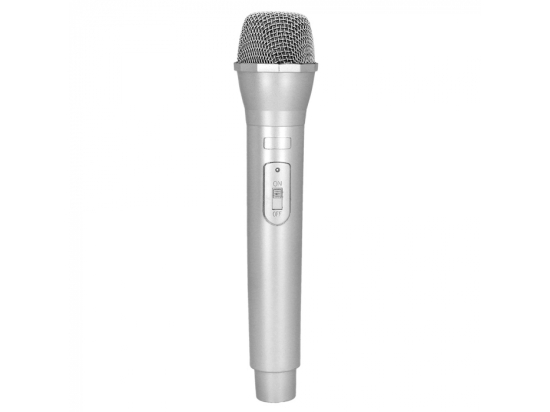 Pc. Microphone argent (23.5 cm)