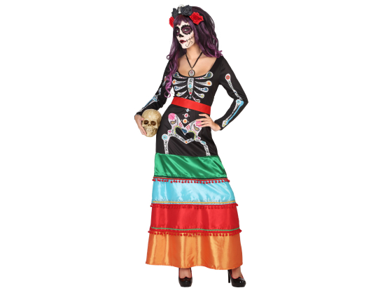 costume squelette mexique XS/S