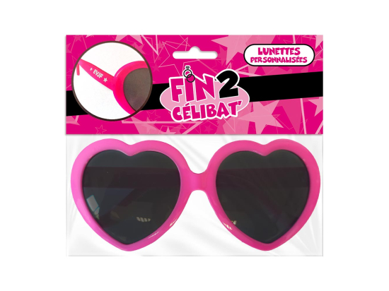 LUNETTES  COEUR ROSE EVJF