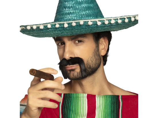 Moustache brune Mexicain