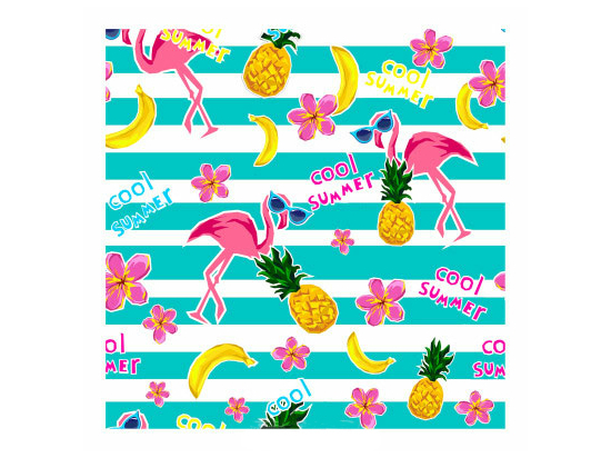 SET DE 20 SERVIETTES EN PAPIER 3 PLIS 33*33CM COOL SUMMER