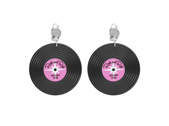 Pr. Pendants d'oreille disques disco