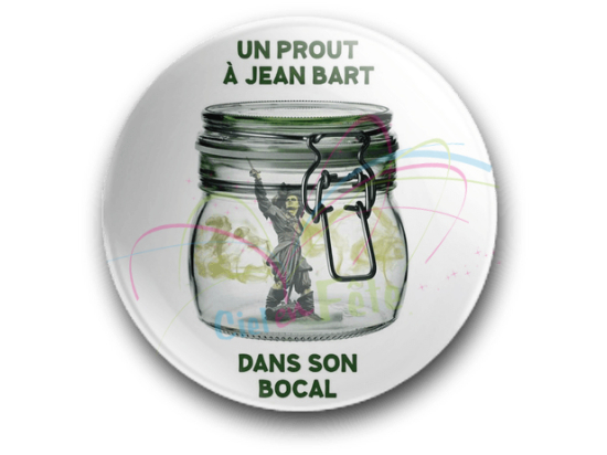 Badge Un prout à Jean bart dans son bocal