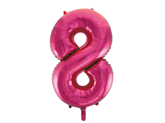 Foilballoon 34" no. 8 pink