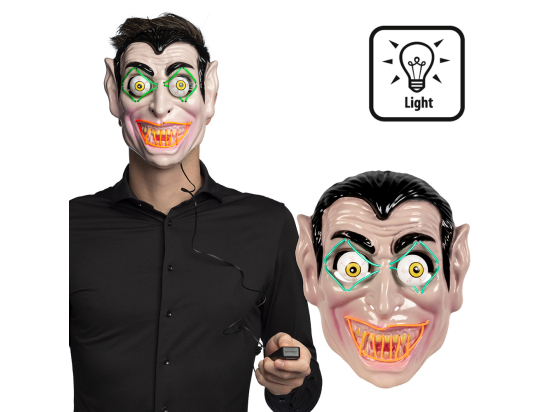 Masque lumineux LED Vampire