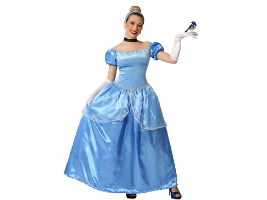 DÉGUISEMENT PRINCESSE BLEU XL