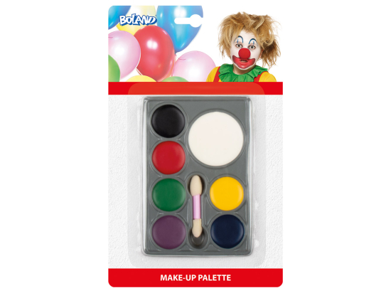 Set de maquillage gras palette Clown