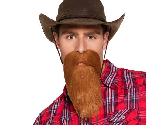 Barbe brune Cowboy