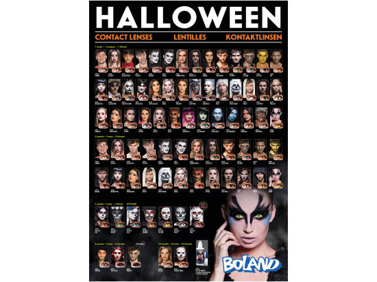 Set Poster de lentilles Halloween