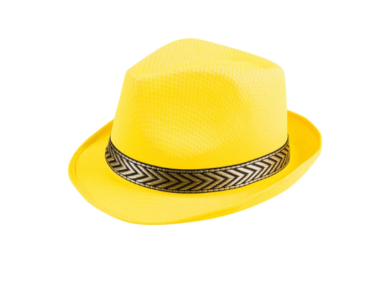 Pc. Chapeau Funky jaune