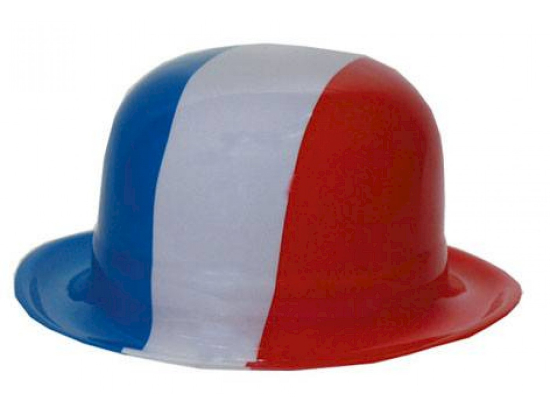 Chapeau melon tricolore France