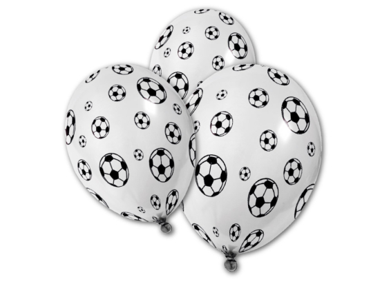 BALLON IMPRIME "BALLON DE FOOT" (x 5) 36 cm x 29 cm