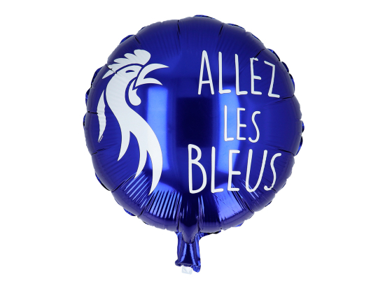Ballon en aluminium 'Allez les Bleus'