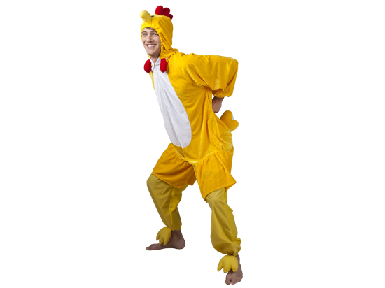 Costume adolescent Poulet peluche