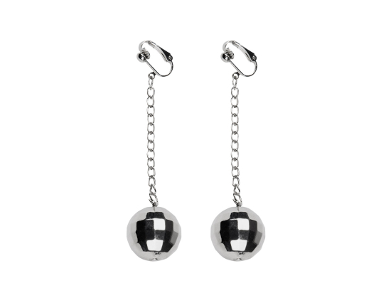 Paire Pendants d'oreille Boules disco