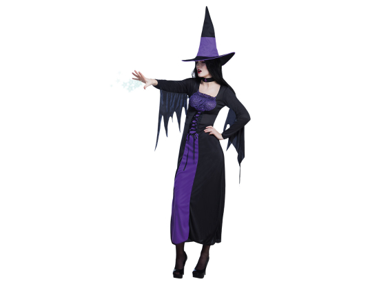 Costume adulte Purple hag