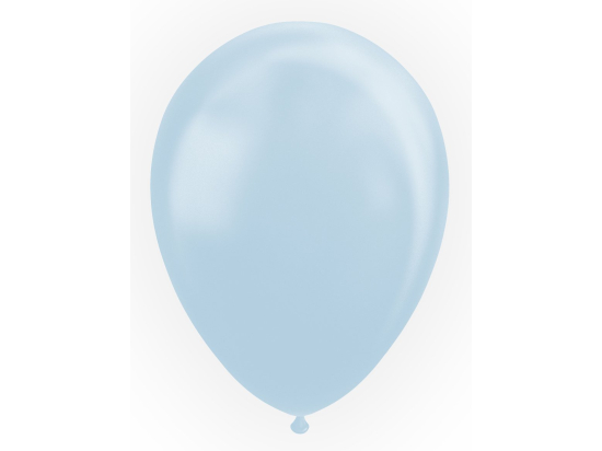 Ballon Bleu Clair - Effet Perle