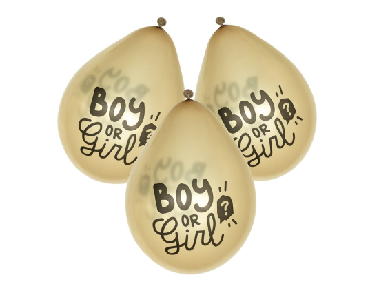 Set 6 Ballons en latex 'Boy or Girl'