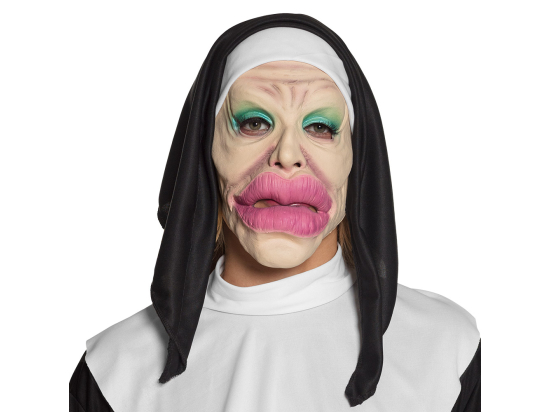 Pc. Masque visage latex Holy lips