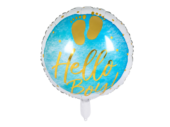Ballon aluminium 'Hello Boy!'