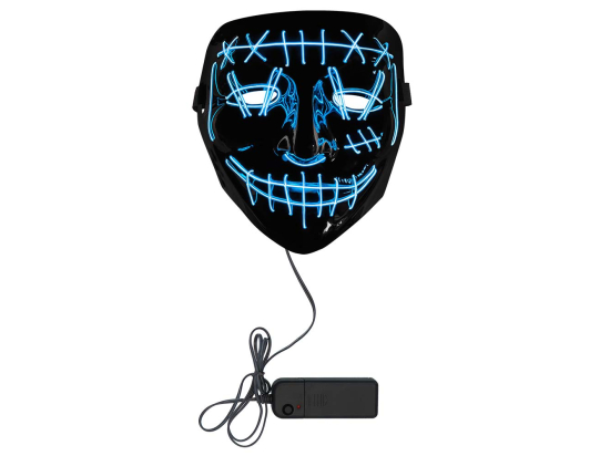 Masque lumineux LED Killer Smile Bleu