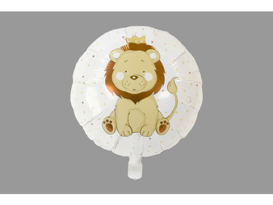 BALLON METALLIQUE LION (diam 45 cm)