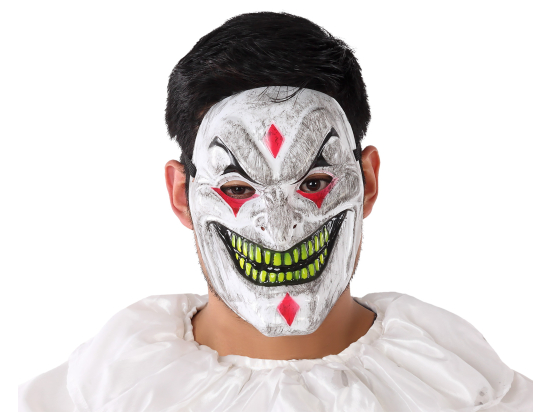 RAB. MASQUE HALLOWEEN 21.5X16 CM PVC