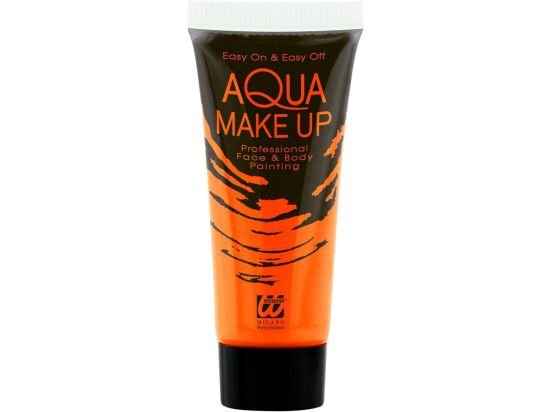 Maquillage Orange Fluo - Néon