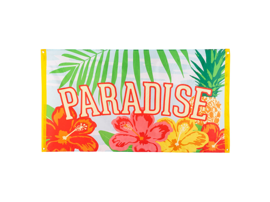 Drapeau polyester 'Paradise'