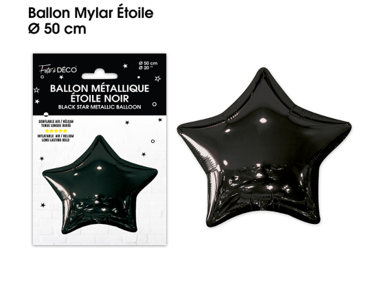 Ballon métallique Etoile