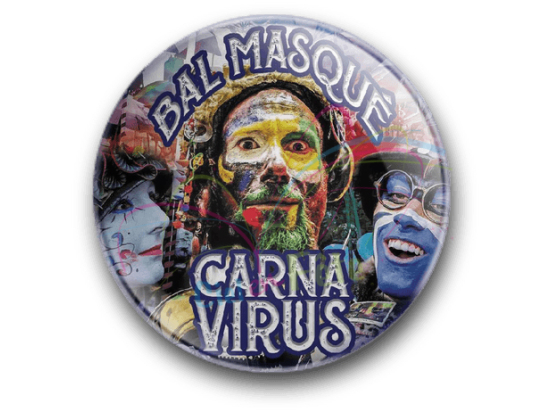 Badge Bal Masqué Carna Virus