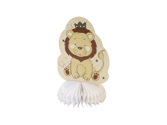 DECO DE TABLE PAPIER LION (x 4)