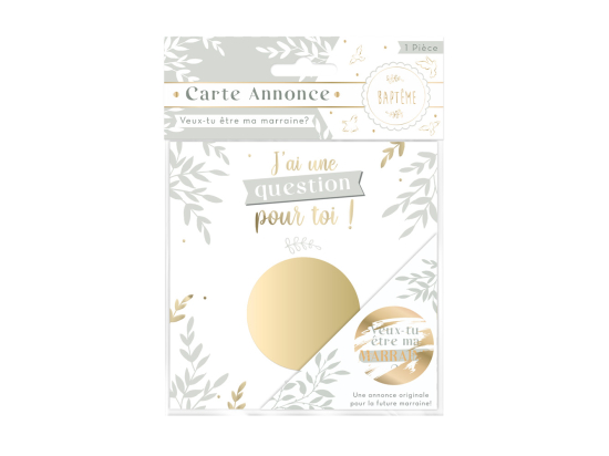 CARTE ANNONCE MARRAINE