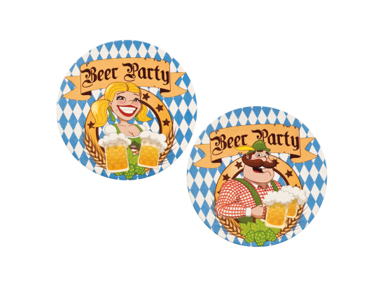 Set 10 Sous-bocks de bière 'Beer Party'