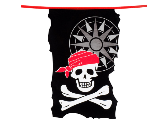 PE guirlande de fanions Pirate