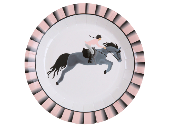 Assiette Equitation Multicolore