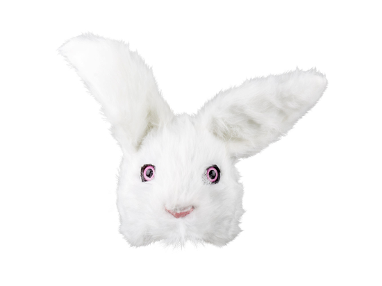 Demi-masque peluche Lapin