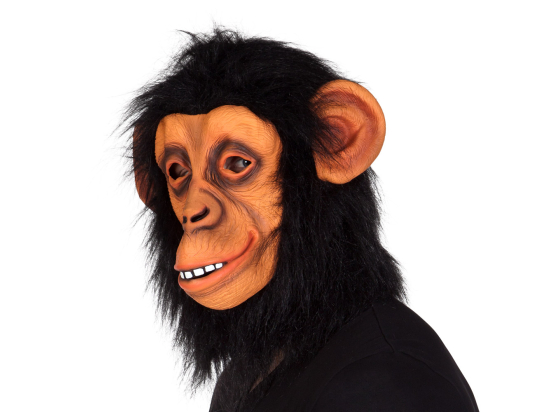 Masque tête latex Chimpanzé