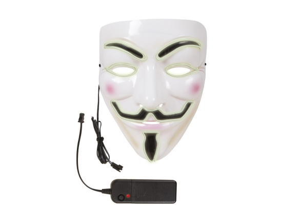 Masque lumineux LED Anonymous