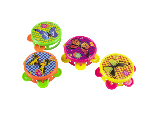 Set 4 Tambourins papillon