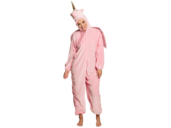 Costume adulte Licorne peluche