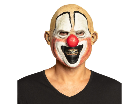 Masque tête latex Mean clown