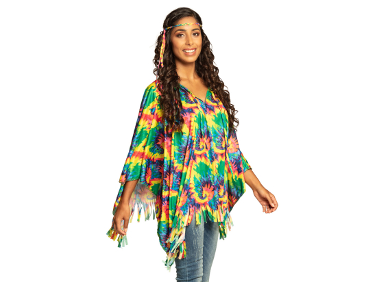 Poncho Hippie avec bandeau