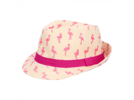 Pc. Chapeau flamants roses scintillants