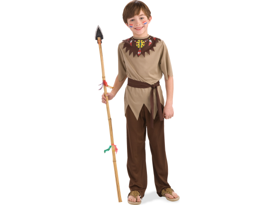 Costume de Guerrier Indien 3 pièces Taille Enfant S