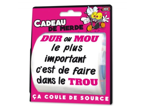 Papier toilette Cadeau de merde