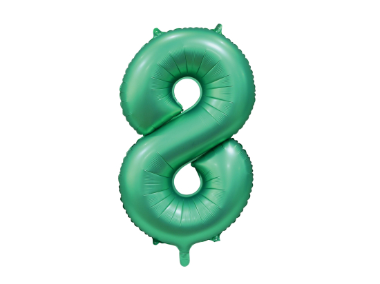 Foilballoon 34" no. 8 satin green