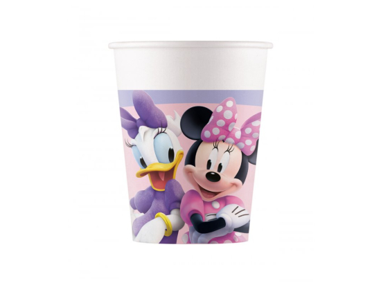 8 Papieren bekers 200ml FSC - Minnie Junior