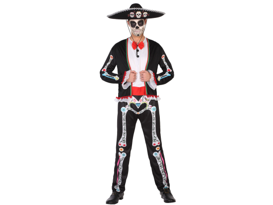 costume squelette méxicain M/L