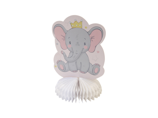 DECO DE TABLE PAPIER ELEPHANT (x 4)